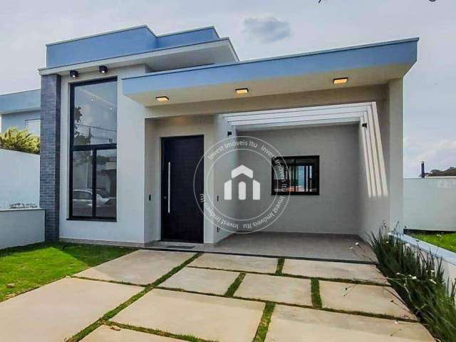 Casa com 3 dormitórios à venda, 105 m² por R$ 895.000,00 - Condomínio Village Moutonnée - Salto/SP