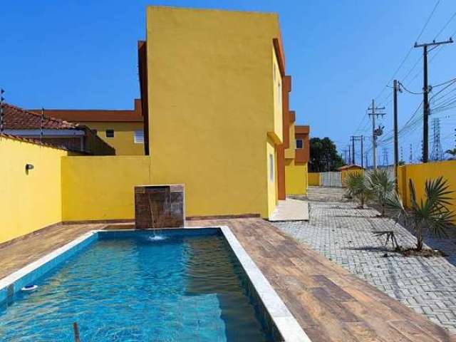 Casa para Venda em Itanhaém, Laranjeiras, 2 dormitórios, 2 suítes, 1 banheiro, 1 vaga