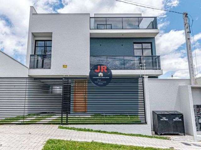 Sobrado triplex com terraço a venda no atuba. Pronto para morar e financia, topa permuta frente pra rua