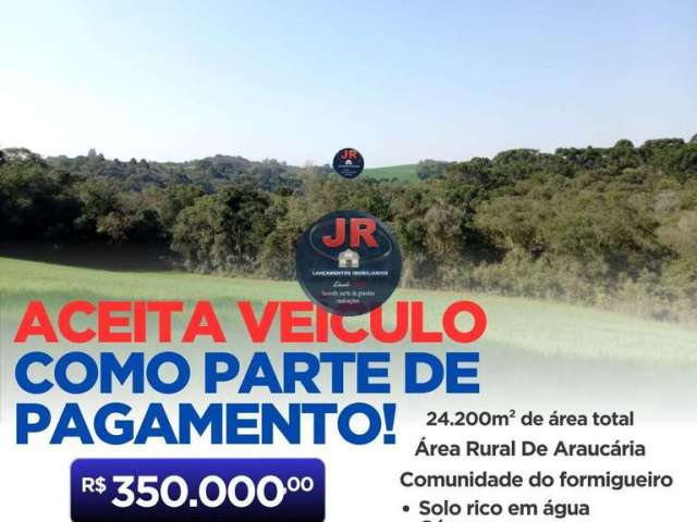 Chácara em Araucária com 24.200m²