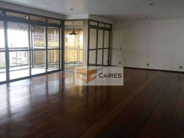 Apartamento com 4 dormitórios, 310 m² - venda por R$ 1.950.000,00 ou aluguel por R$ 9.395,93/mês - Cambuí - Campinas/SP