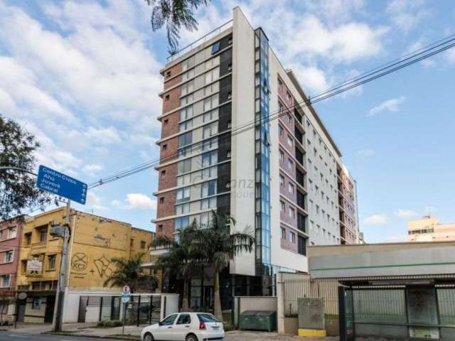 Apartamento com 1 dormitório para alugar, 26 m² por R$ 2.203,44/mês - Centro - Curitiba/PR