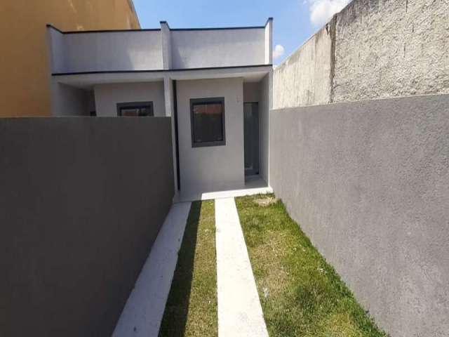 Casa 2 dormitórios, nova, no santa rita, tatuquara, preço de planta, 220 mil fn 99864-4995