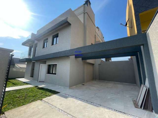 Sobrado de esquina 130m², triplex 3 quartos sendo1 suíte, novo, estuda permuta, prox mercado agricer, fazendinha