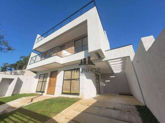 Sobrado com 3 dormitórios à venda, 124 m² por R$ 750.000,00 - Santa Felicidade - Curitiba/PR