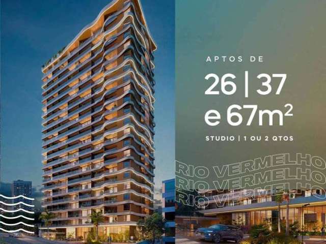 Apartamento com 1 quarto à venda na Avenida Cardeal da Silva, Rio Vermelho, Salvador, 26 m2 por R$ 420.000