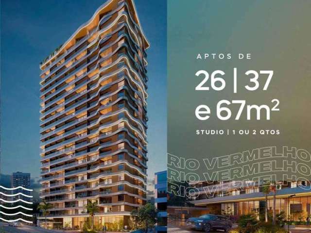 Apartamento com 1 quarto à venda na Avenida Cardeal da Silva, Rio Vermelho, Salvador, 26 m2 por R$ 450.000