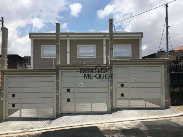 Sobrados Novos com 3 dormitórios à venda, 110 m² por R$ 640.000 - Vila Pereira Cerca - São Paulo/SP