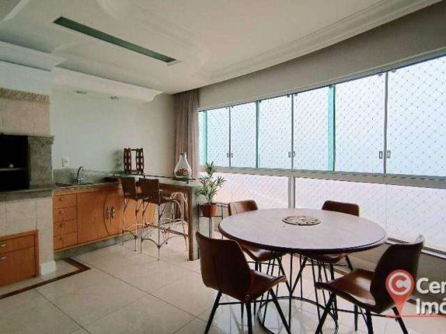 Apartamento com 3 dormitórios para alugar, 166 m² por R$ 18.000,00/mês - Frente Mar - Balneário Camboriú/SC