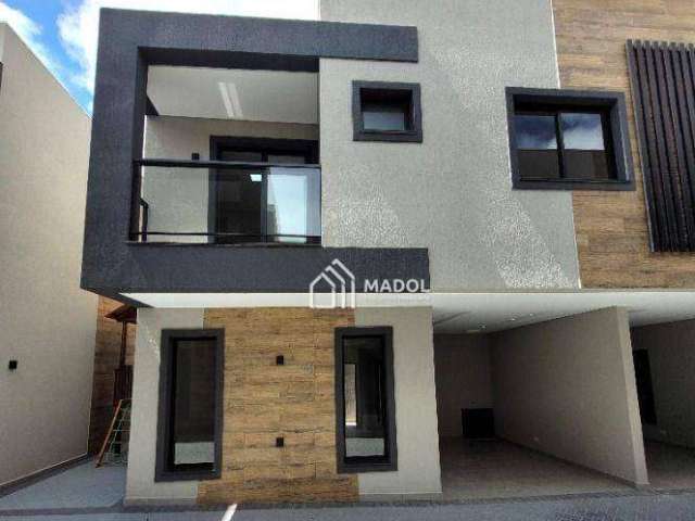 Sobrado com 3 dormitórios à venda, 113 m² - Orfãs - Ponta Grossa/PR