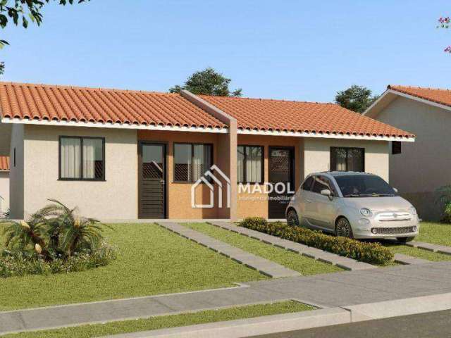 Casa com 2 dormitórios à venda, 51 m² por R$ 188.464,00 - Colônia Dona Luiza - Ponta Grossa/PR