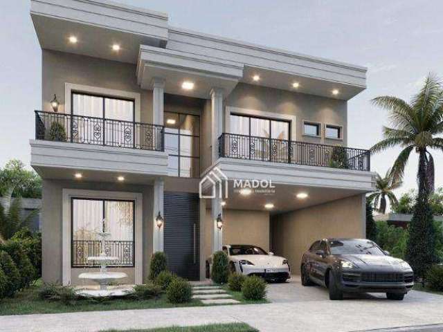 Casa com 3 dormitórios à venda, 242 m² por R$ 1.380.000 - Contorno - Ponta Grossa/PR