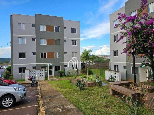 Apartamento com 2 dormitórios à venda por R$ 180.000 - Uvaranas - Ponta Grossa/PR