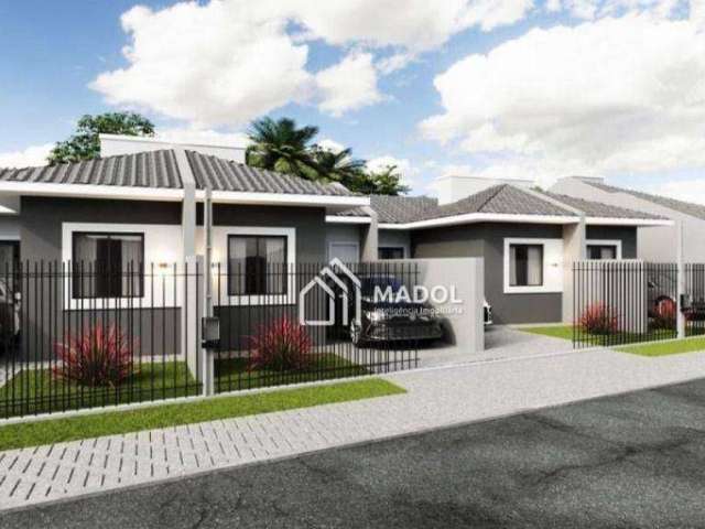 Casa com 2 dormitórios à venda, 58 m² por R$ 225.000 - Uvaranas - Ponta Grossa/PR