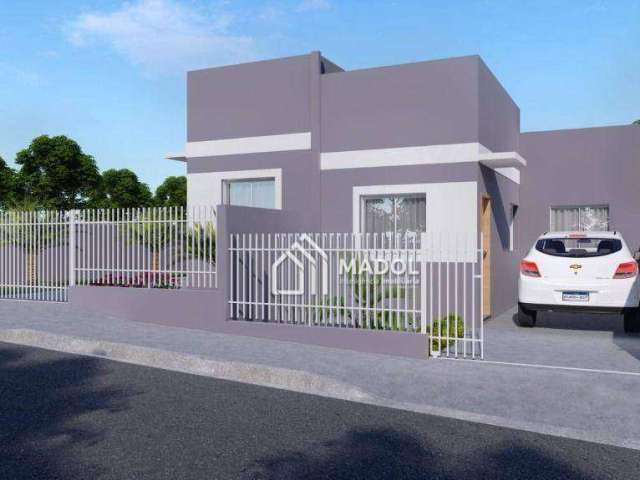 Casa com 2 dormitórios à venda, 48 m² por R$ 180.000 - Uvaranas - Ponta Grossa/PR