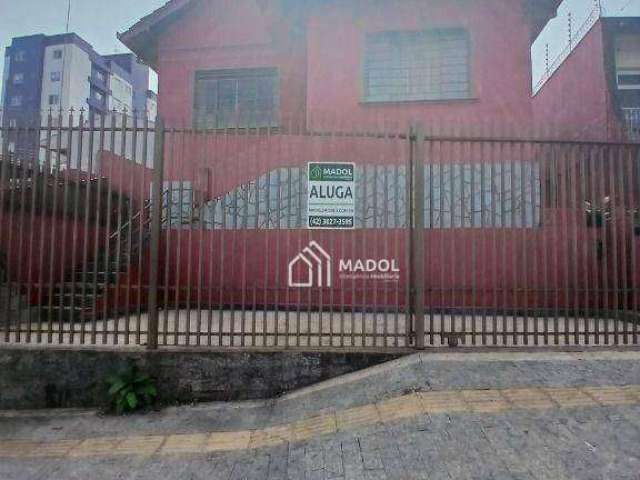 Casa com 4 dormitórios para alugar, 100 m² por R$ 2.660,00/mês - Centro - Ponta Grossa/PR