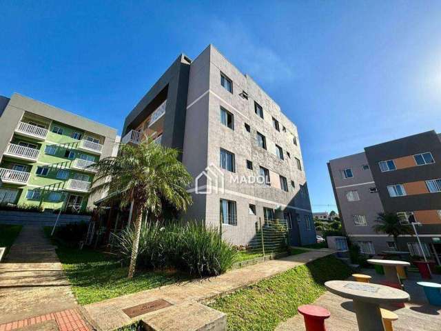 Apartamento com 2 dormitórios à venda por R$ 200.000 - Uvaranas - Ponta Grossa/PR