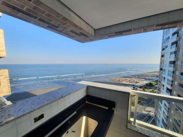 Excelente oportunidade, apartamento frente para praia com vista panorâmica, localizado no bairro do caiçara. Com aproximadamente 118 m² de área útil muito bem distribuídos,sala de estar 2 ambiente, sa