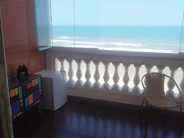 Apartamento 2 dormitorio frente ao mar na Vila Tupi - Praia Grande