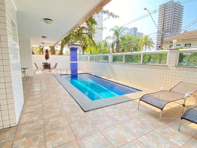 Apartamento com Vista Livre para o Mar - 88m² na Vila Guilhermina, Praia Grande/SP