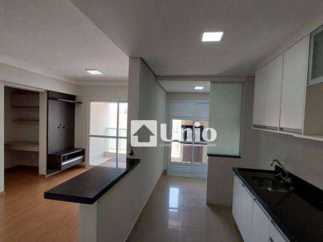 Apartamento com 2 dormitórios para alugar, 72 m² por R$ 4.010,00/mês - Centro - Piracicaba/SP