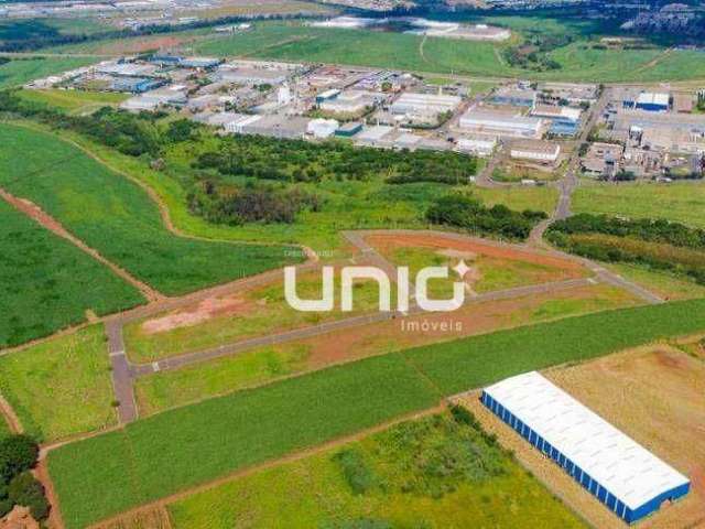 Terreno à venda, 1000 m² por R$ 420.000,00 - Loteamento Distrito Industrial Uninorte - Piracicaba/SP