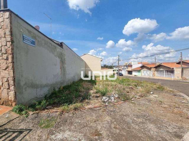 Terreno à venda, 190 m² por R$ 170.000,00 - Jardim Caxambu - Piracicaba/SP