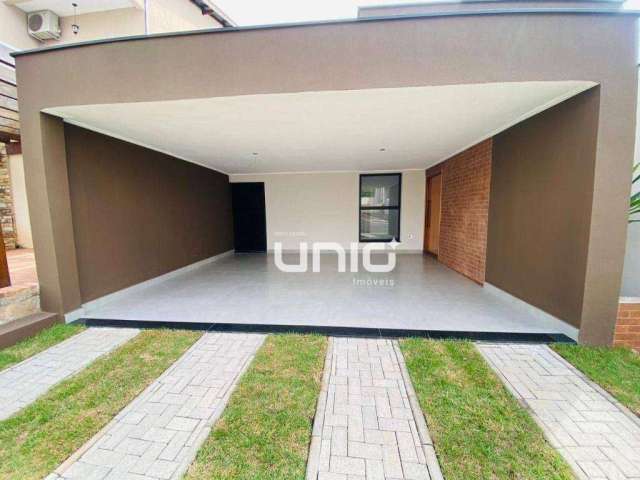 Casa com 3 dormitórios à venda, 152 m² por R$ 850.000,00 - Reserva Paineiras - Piracicaba/SP