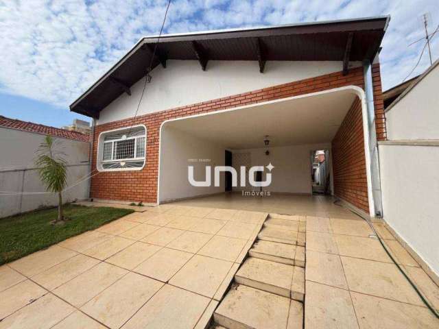 Casa com 3 dormitórios para alugar, 192 m² por R$ 3.040,44/mês - Vila Independência - Piracicaba/SP