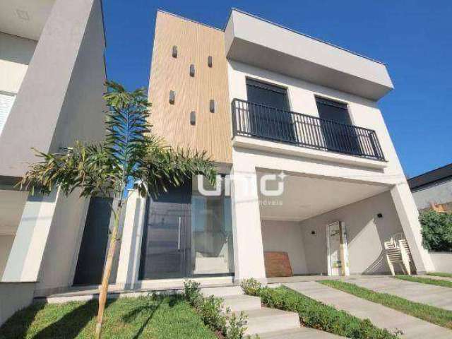 Casa a venda no Condomínio Soleil - Piracicaba-SP com 3 dormitórios sendo 2 suítes - 250m² de terreno