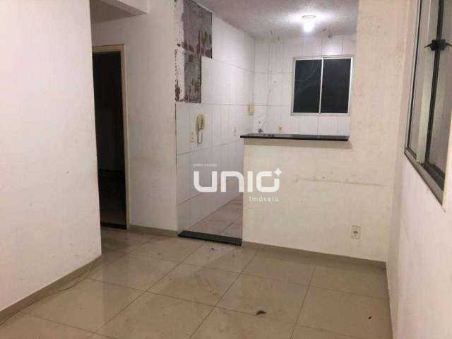 Apartamento a venda 46m² com 2dts, no Parque Paradiso, Santa Teresinha - Piracicaba/SP