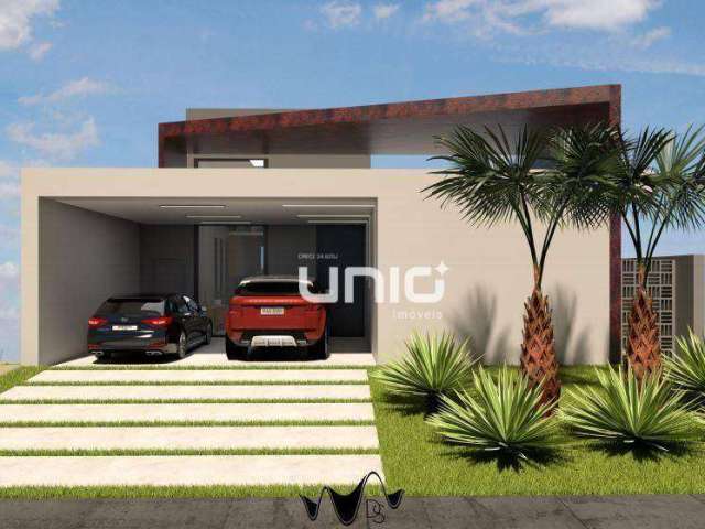 Casa com 3 dormitórios à venda, 166 m² por R$ 1.480.000,00 - Loteamento Residencial e Comercial Villa D'Aquila - Piracicaba/SP