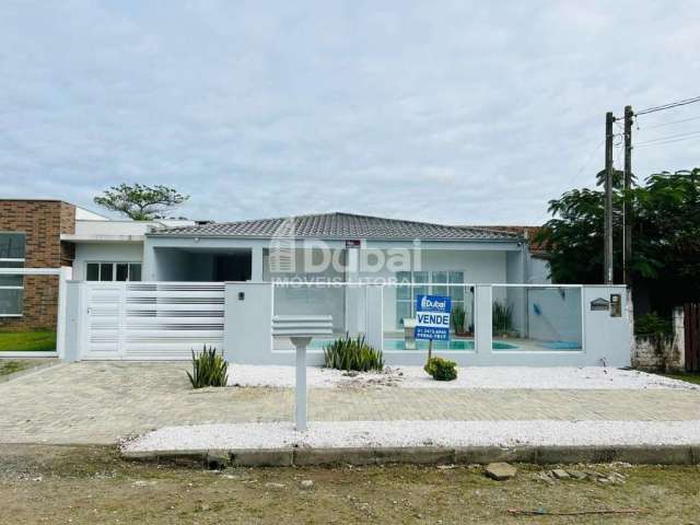 Casa para Venda em Guaratuba, Nereidas, 4 dormitórios, 2 suítes, 2 banheiros, 2 vagas