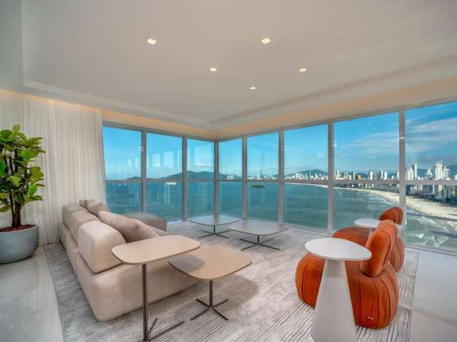 Sky tower - apartamento decorado com vista mar em balneário camboriú