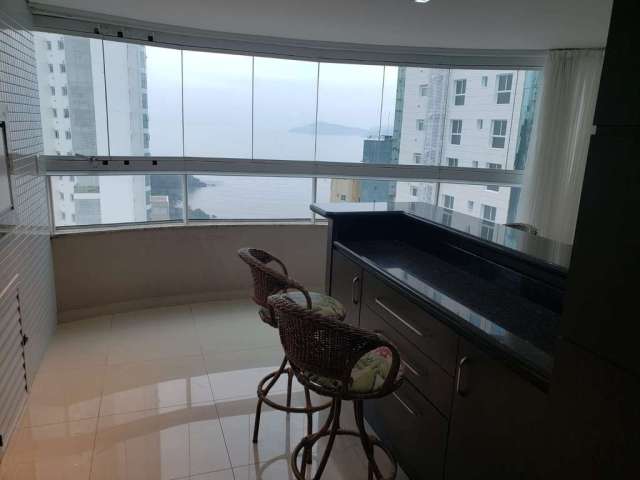 Residencial torre de málaga - apartamento 03 suítes com vista mar em balneário camboriú