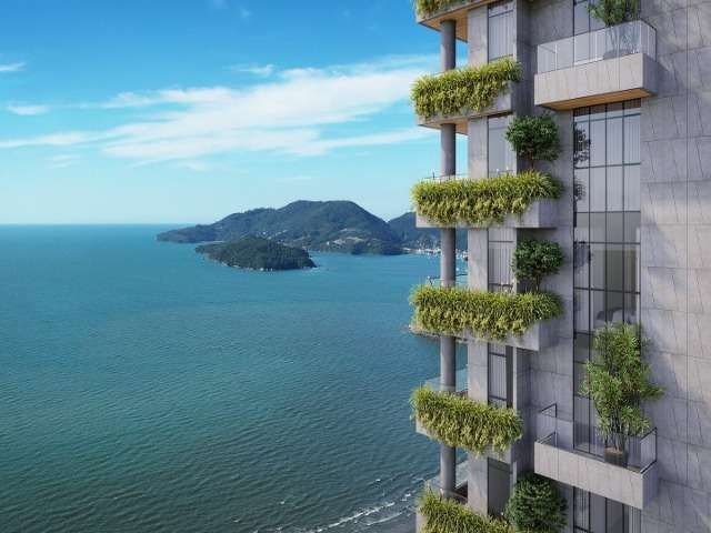 Blue forest - apartamento com vista mar em pereque - porto belo