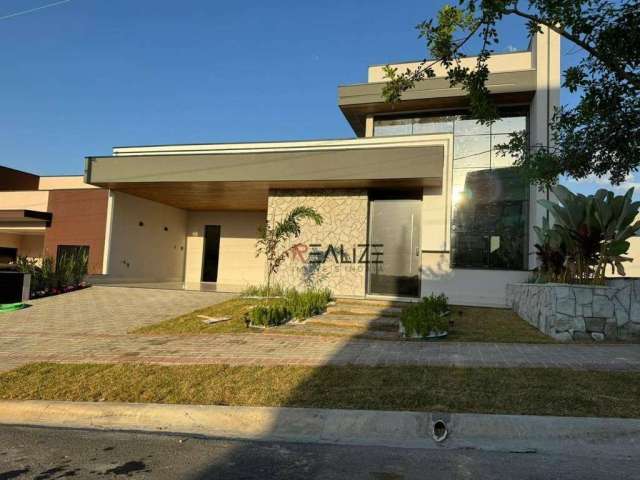 Casa com 3 suítes e escritório à venda, 196 m² por R$ 1.590.000 - Condomínio Jardim Laguna - Indaiatuba/SP