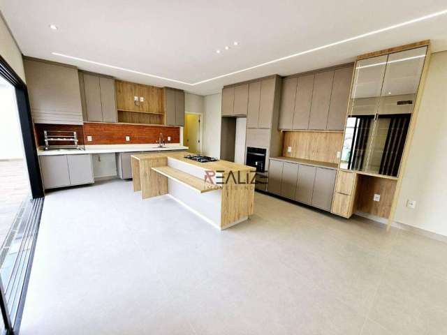 Casa moderna com 3 suítes à venda, 188 m² por R$ 1.575.000 - Condomínio Residencial Milano - Indaiatuba/SP