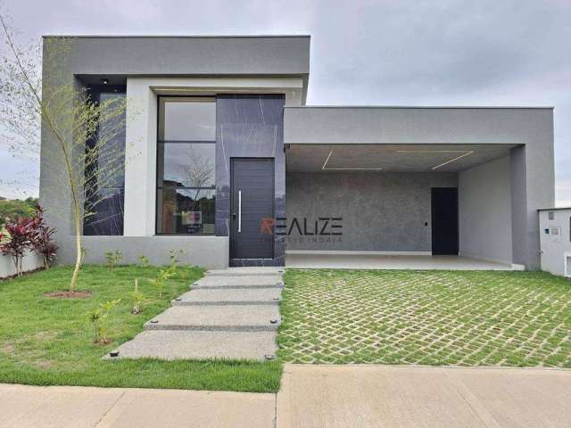 Casa térrea com 3 suítes e escritório à venda, 225 m² por R$ 2.050.000 - Condomínio Villa Sapezal - Indaiatuba/SP