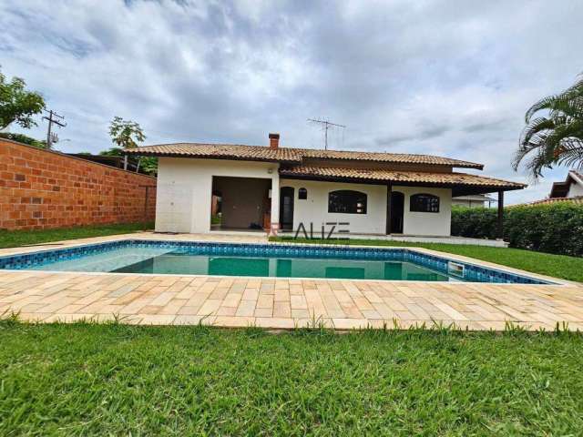 Chácara com ampla piscina e quintal à venda, 1000 m² por R$ 1.200.000 - Condomínio Terras de Itaici - Indaiatuba/SP