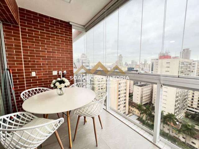 Apartamento com 1 dorm, Boqueirão, Santos - R$ 850 mil, Cod: AP0438