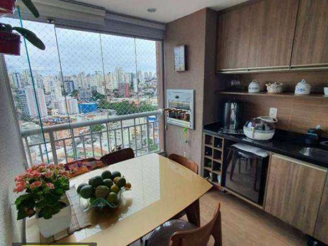 Apartamento com varanda gourmet  2 dormitórios sendo 1 suíte  - Vila Gumercindo - São Paulo/SP