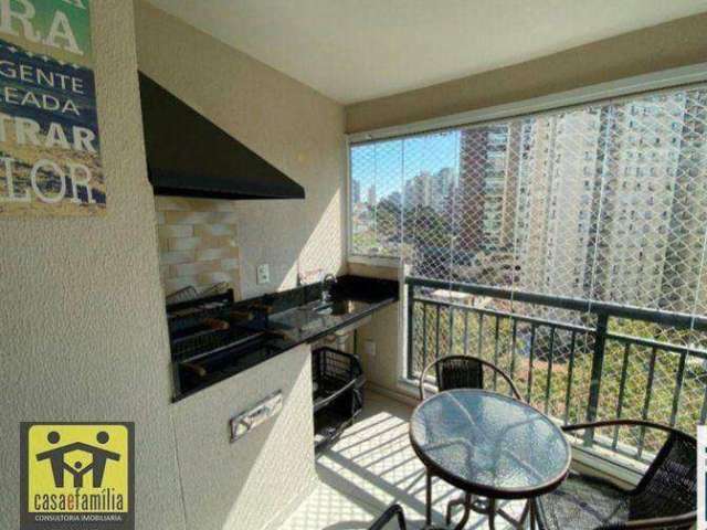 Apartamento com  varanda gourmet, 2 dormitórios sendo 1 suíte   - Chácara Inglesa - São Paulo/SP