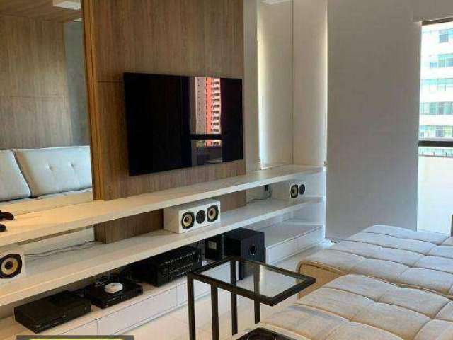 Apartamento com 1 dormitório à venda, 60 m² por R$ 850.000 - Brooklin - São Paulo/SP