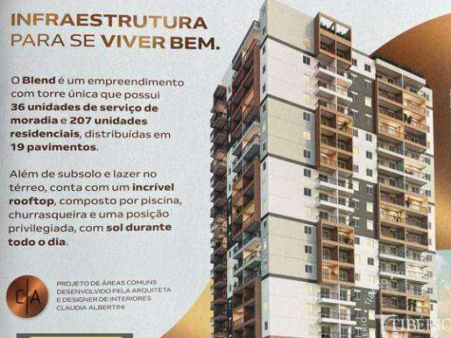 Apartamento  em construção com 1 dormitório à venda, 30 m² por R$ 340.000