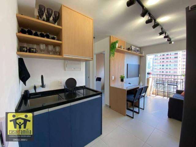 Apartamento com 2 dormitórios à venda, 35 m² por R$ 600.000,00 - Ipiranga - São Paulo/SP