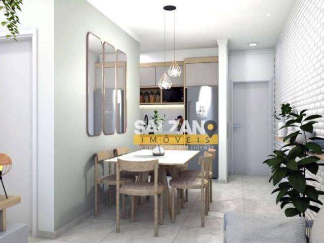 Apartamento com 2 dormitórios à venda, 51 m² por R$ 245.655,00 - Granja Daniel - Taubaté/SP