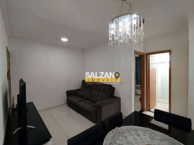 Apartamento com 2 dormitórios à venda, 48 m² por R$ 210.000 - Parque Senhor do Bonfim - Taubaté/SP