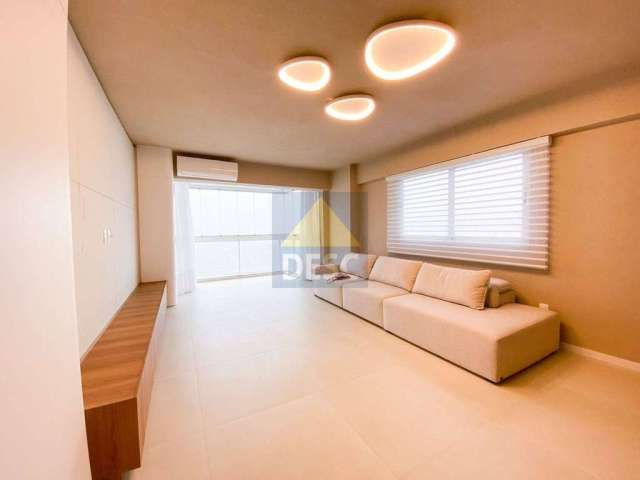 Apartamento com 03 suítes frente mar semi mobiliado para locação anual - Ed. Imperatriz