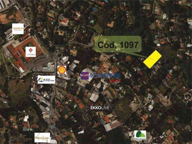 Terreno à venda, 2532 m² por R$ 2.340.000,00 - GRANJA VIANA – CHÁCARA DO REFUGIO - Cotia/SP